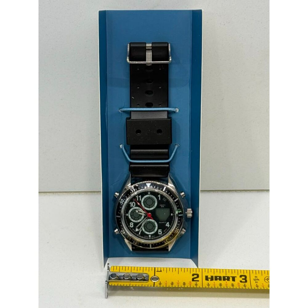Vintage 2005 Avon Men's Analog-Digital Sport Strap Watch NIB Untested